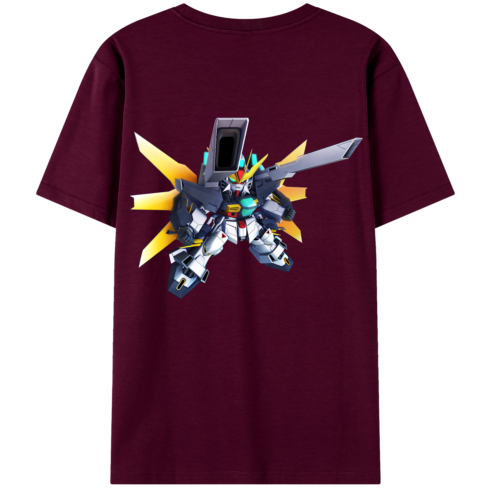 （画像用） 機動戦士ガンダム Mobile Suit Gundam レディース半袖Tシャツ(バックプリント)